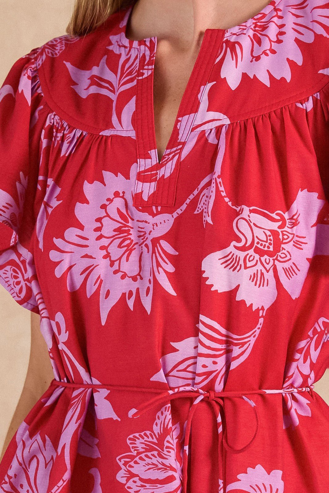 Flutter Sleeve Mini Dress - Elk + Elm