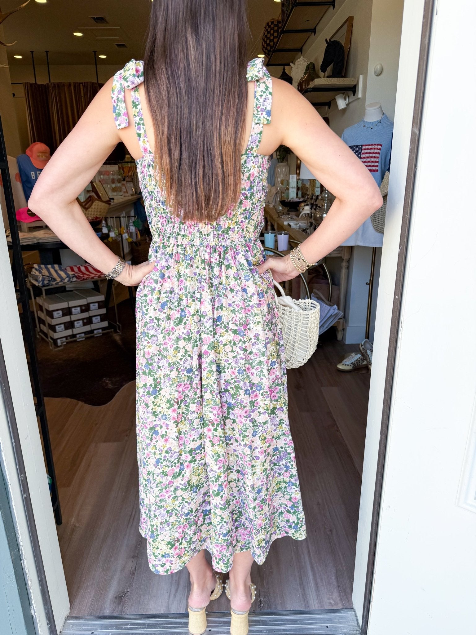 Garden Party Midi Dress - Elk + Elm