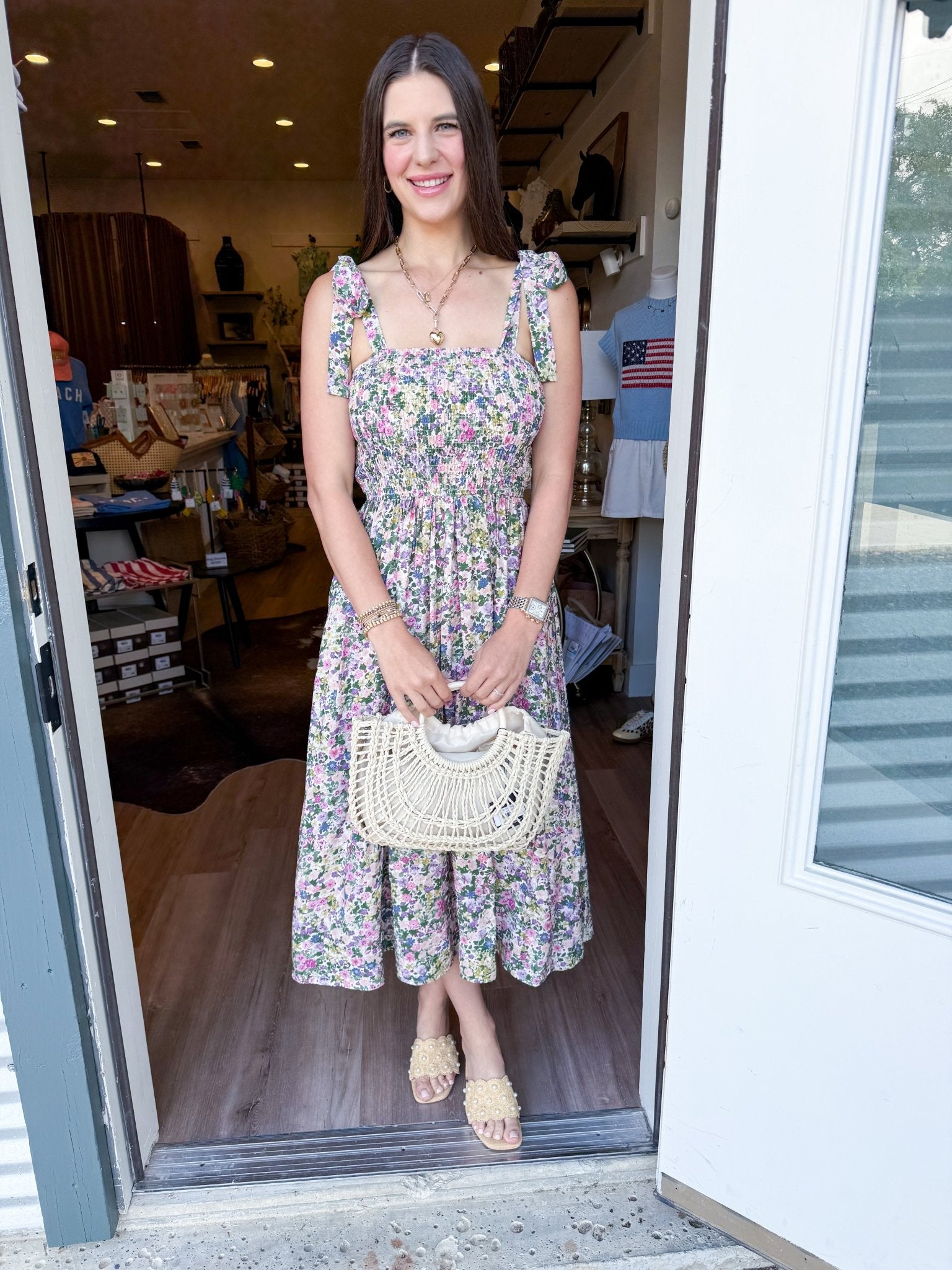 Garden Party Midi Dress - Elk + Elm