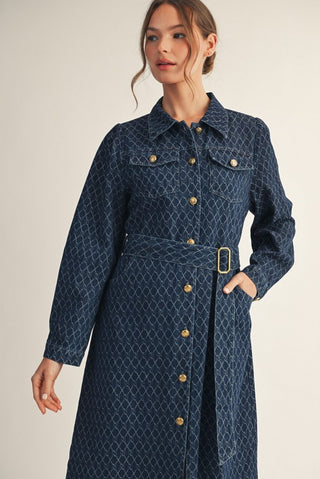 Brooks Denim Midi Dress