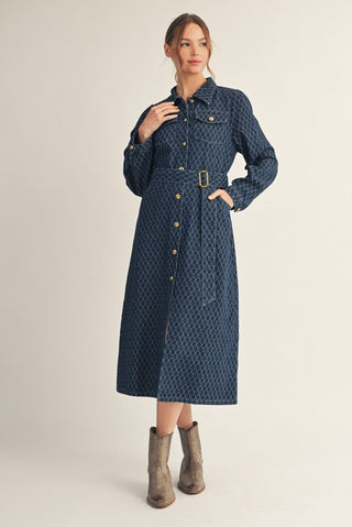 Brooks Denim Midi Dress