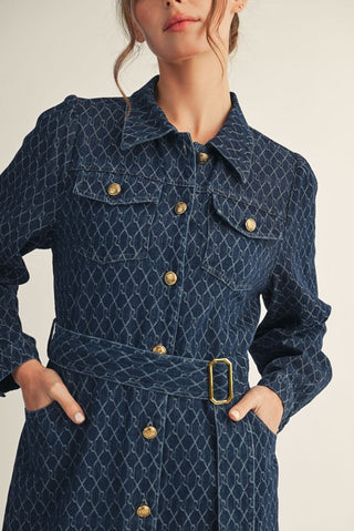 Brooks Denim Midi Dress