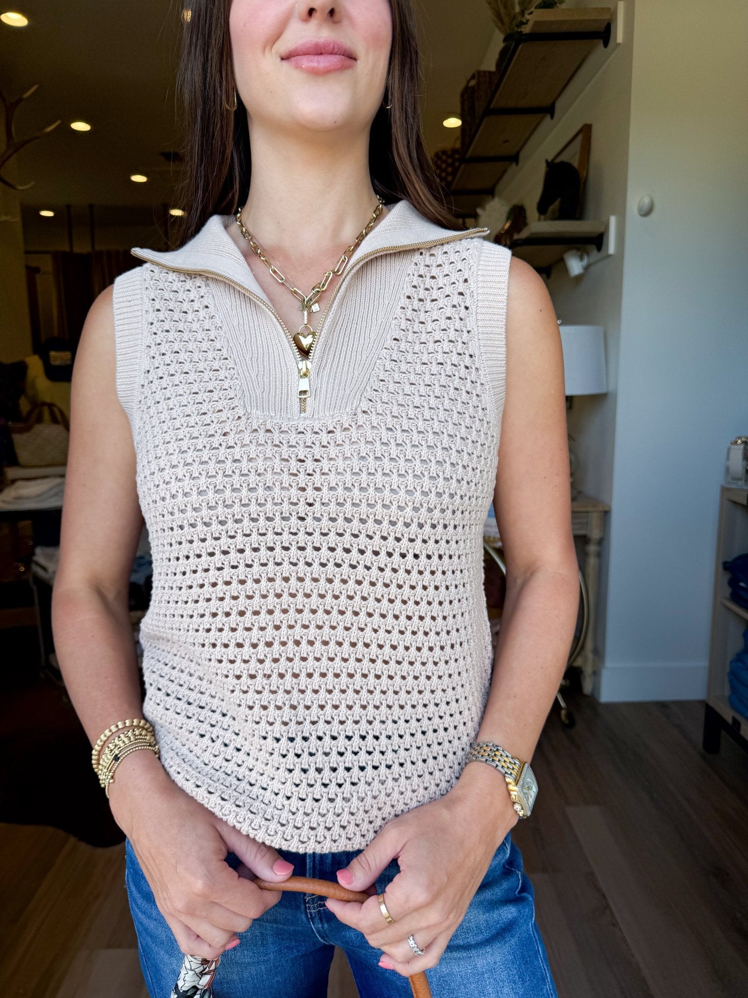 Harbor Crochet Sweater - Elk + Elm
