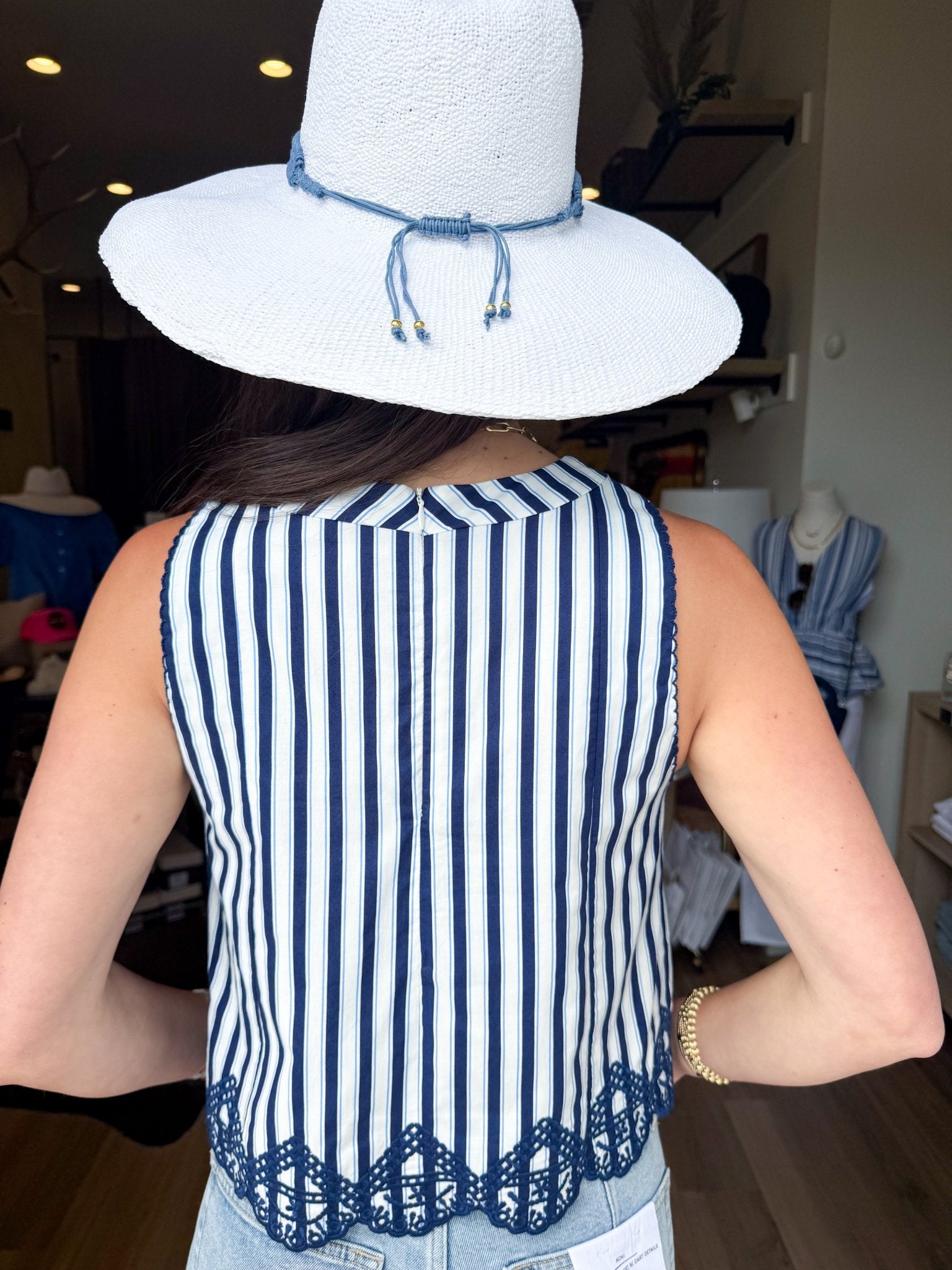 Harbor Stripe Top - Elk + Elm