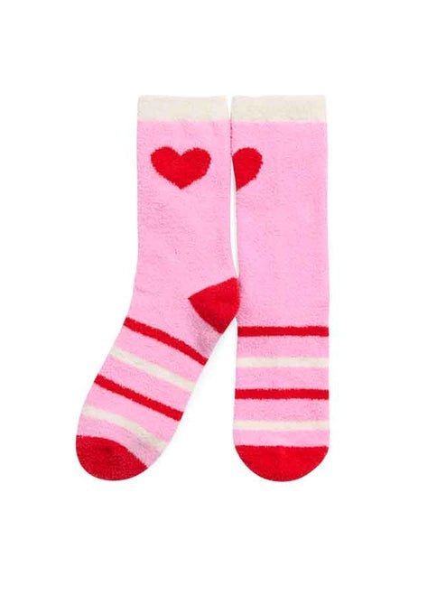 Heart Socks - Pink - Elk + Elm