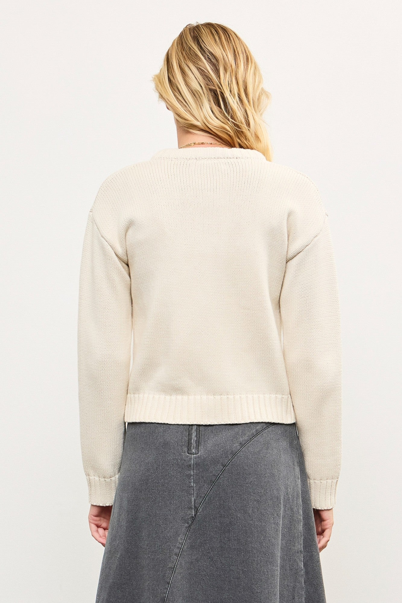 Holly Button Down Sweater - Elk + Elm