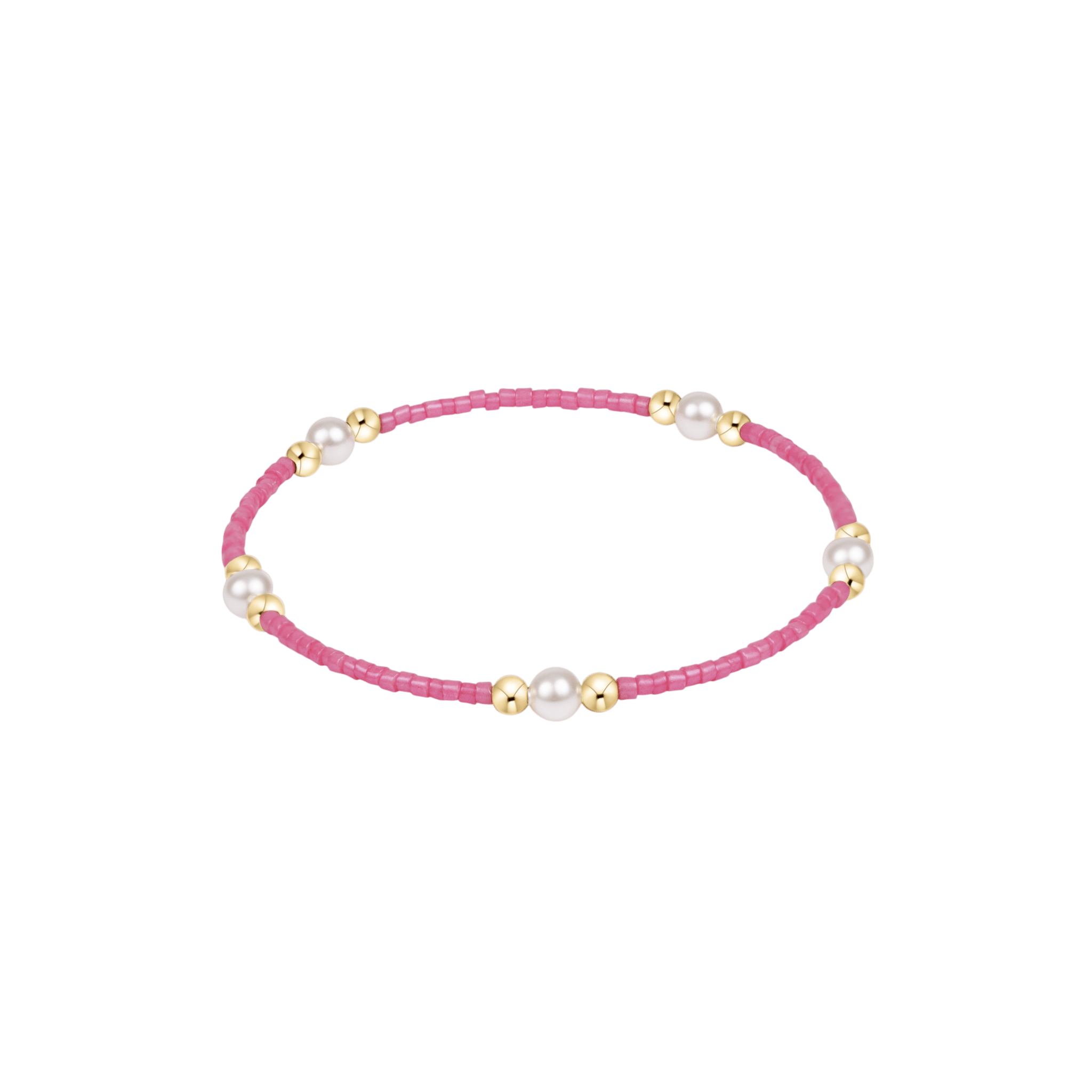 Hope Purpose Pearl Bracelet - Bubblegum - Elk + Elm