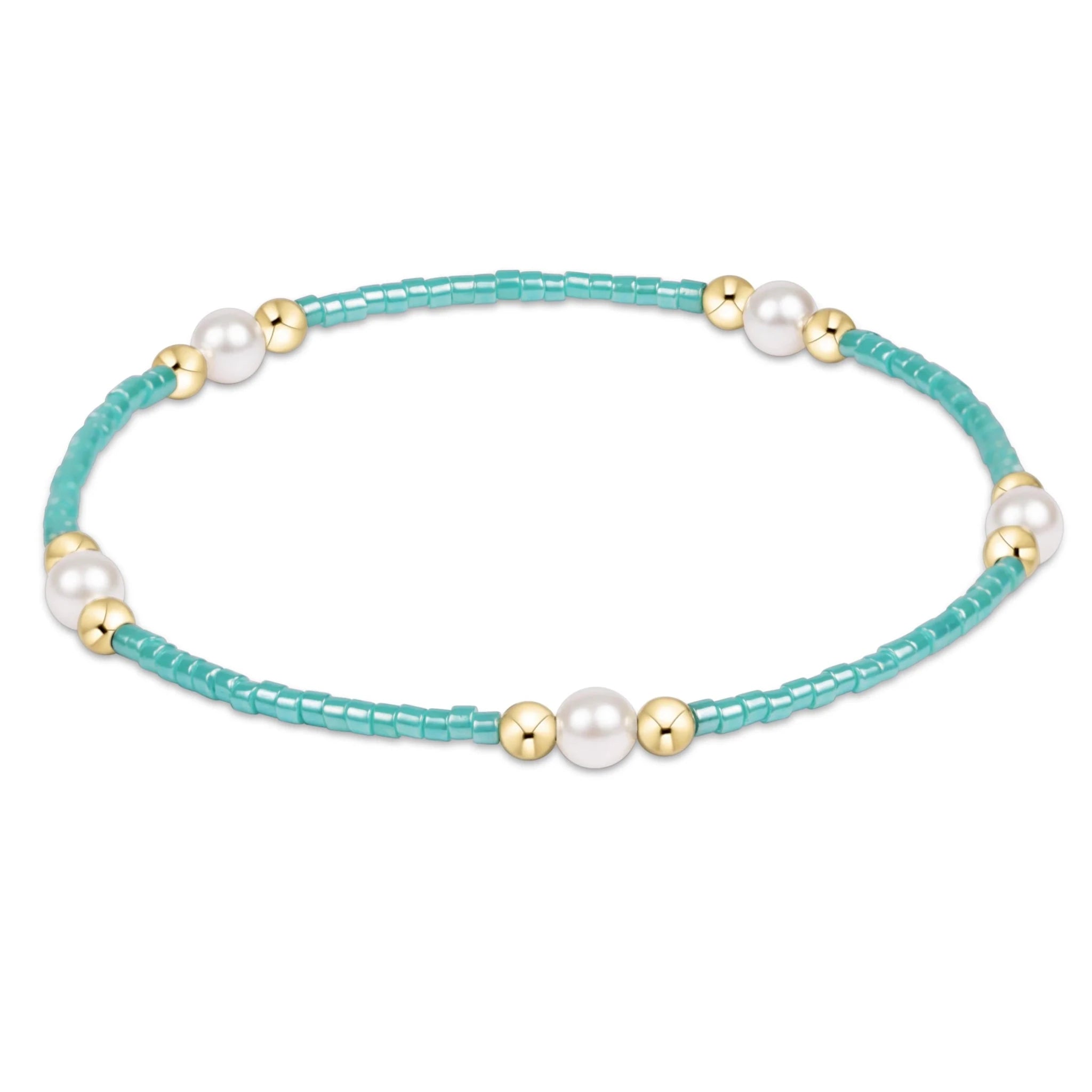 Hope Purpose Pearl Bracelet - Sea Glass - Elk + Elm