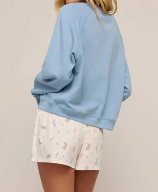 Howdy Sweatshirt - Coastal Blue - Elk + Elm