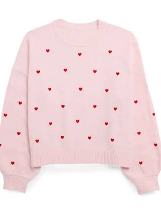 Cozy Hearts Sweater