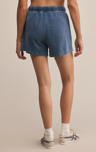Hunter Knit Denim Shorts - Elk + Elm