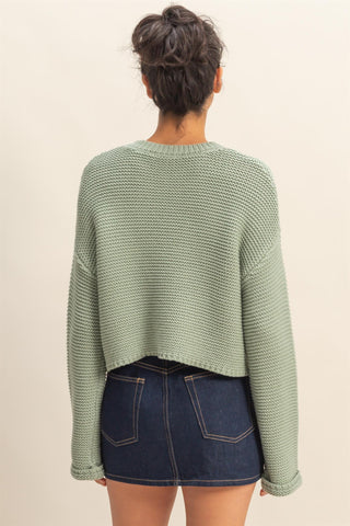 Jeanie Sage Sweater