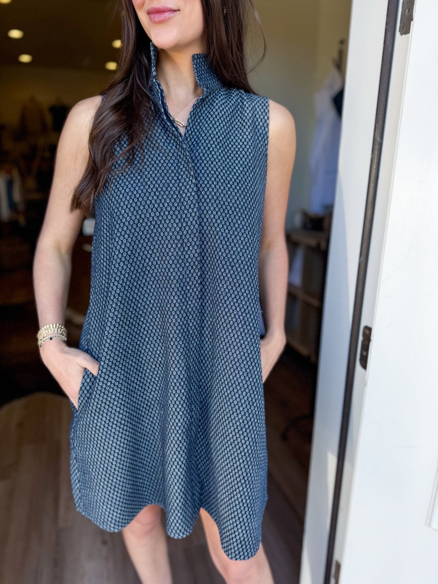 Jennifer Dress - Navy - Elk + Elm