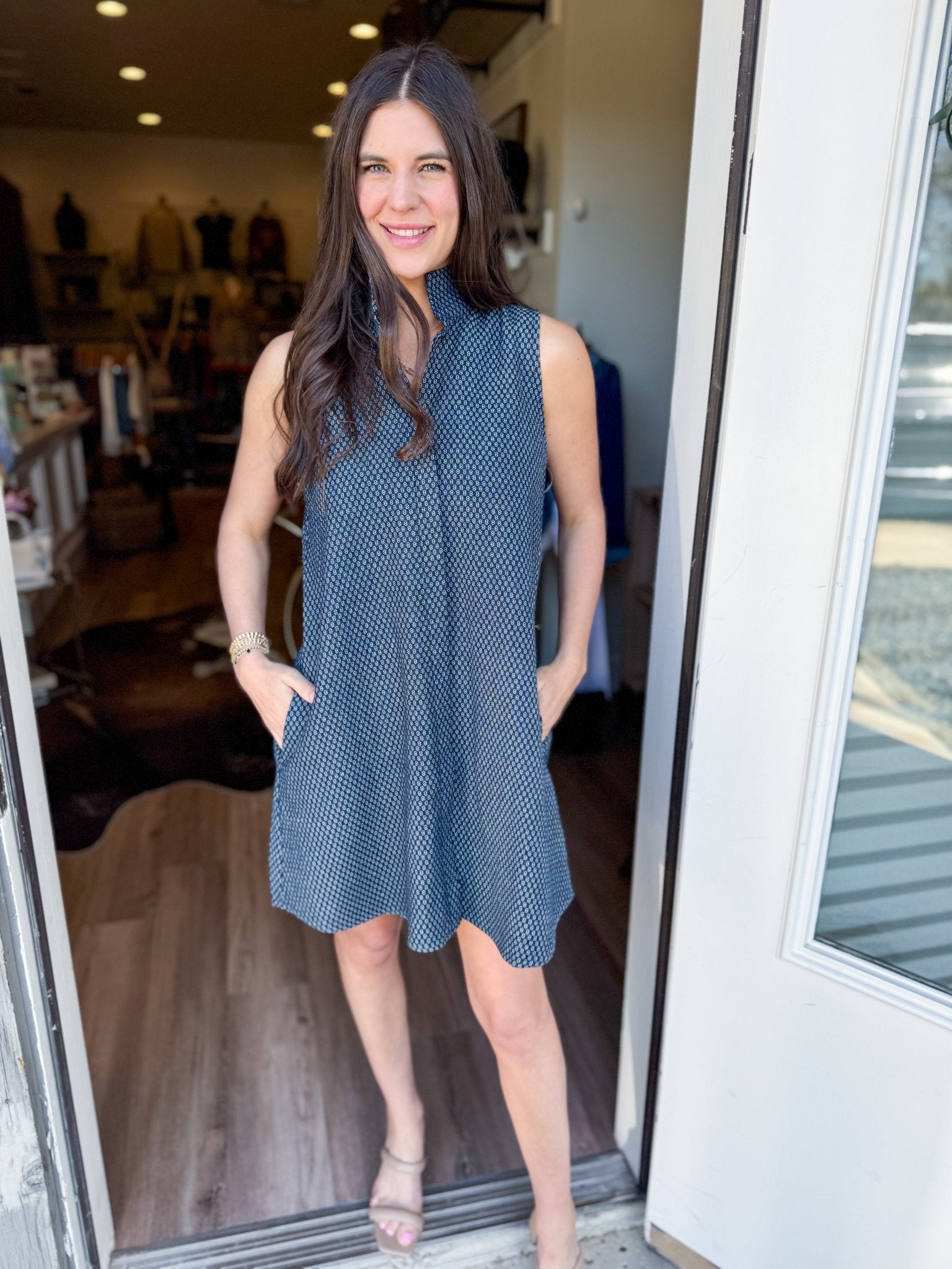 Jennifer Dress - Navy - Elk + Elm