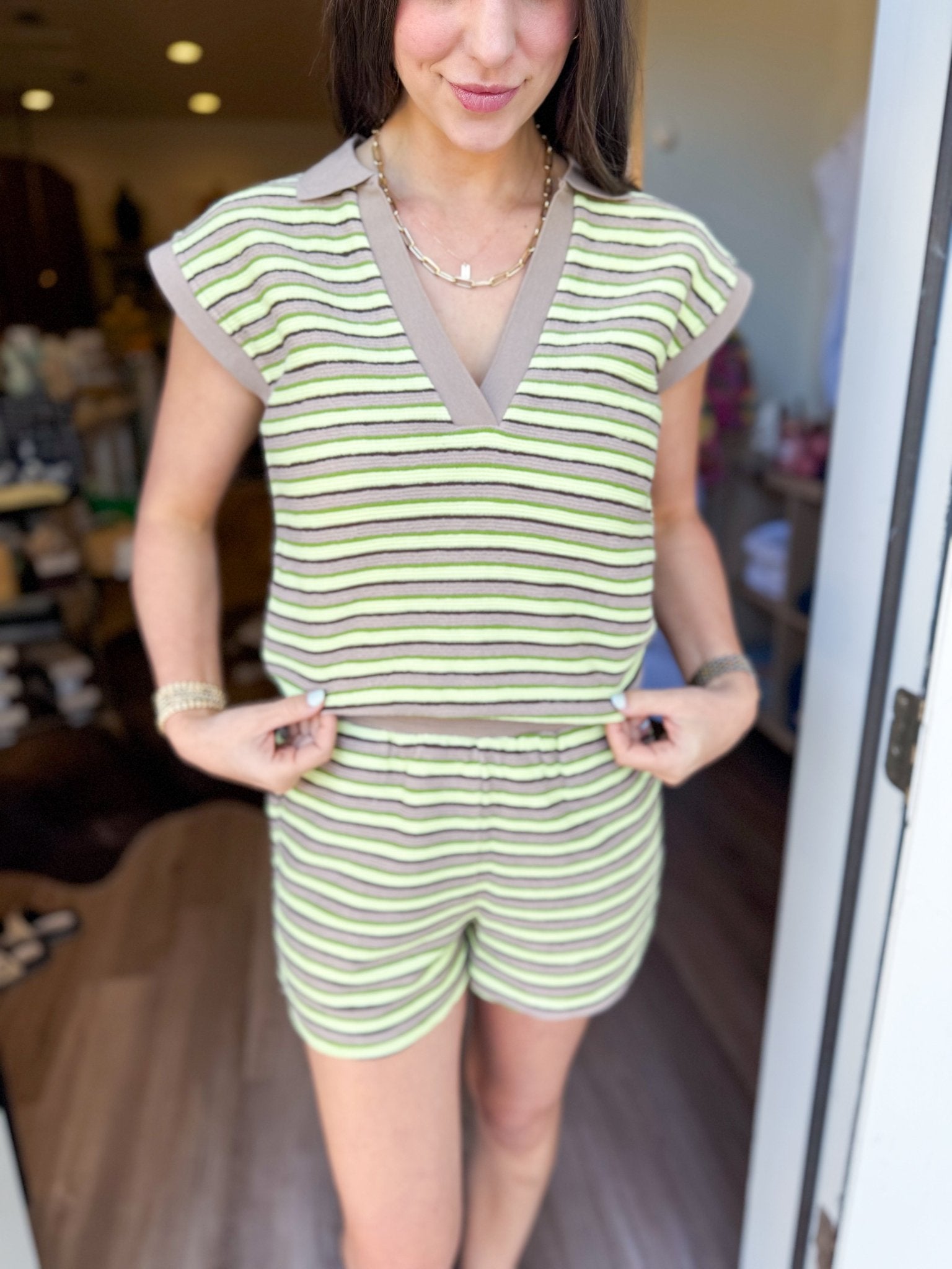Key Lime Short Set - Elk + Elm