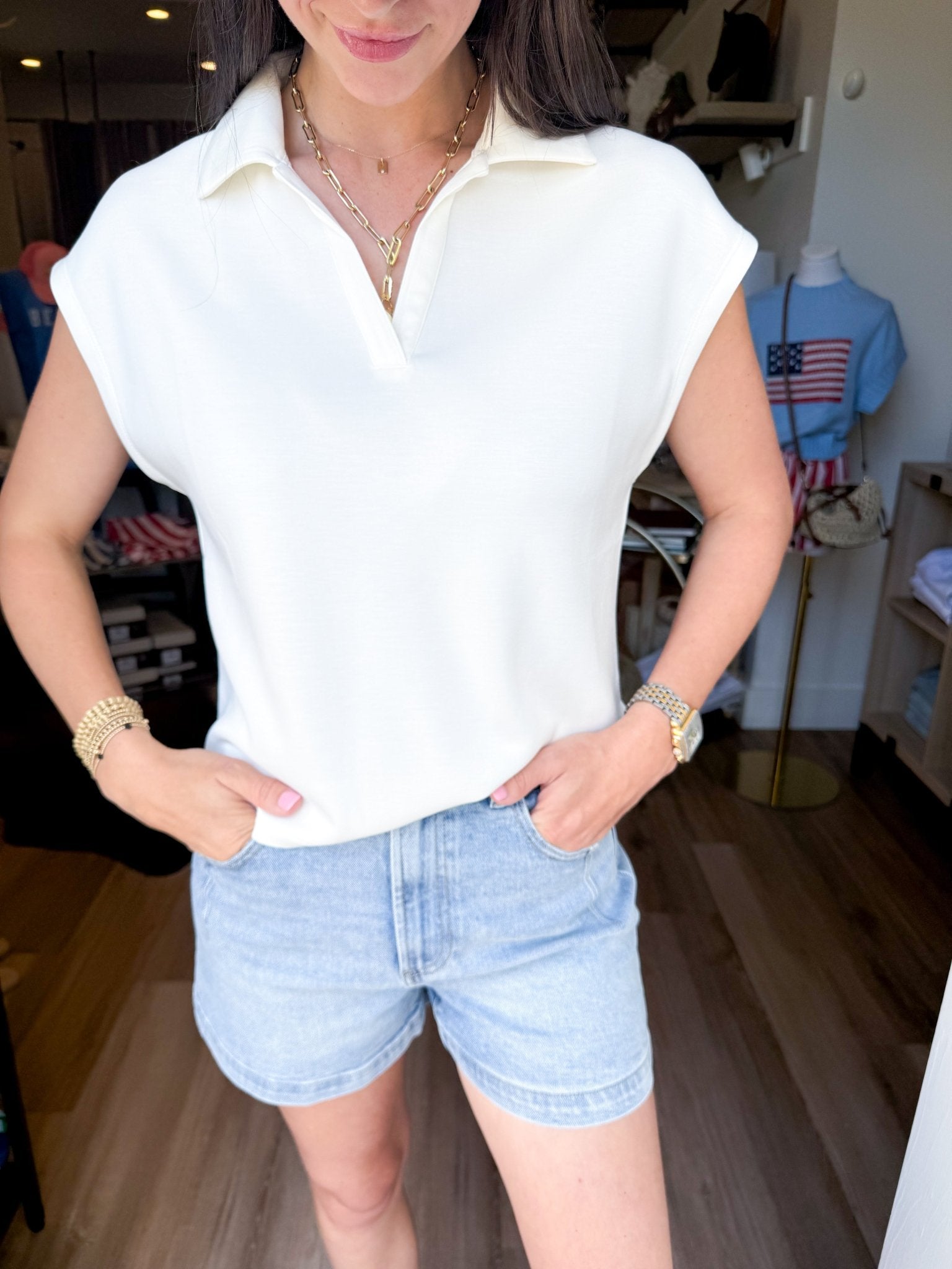 Kris Popover - White - Elk + Elm