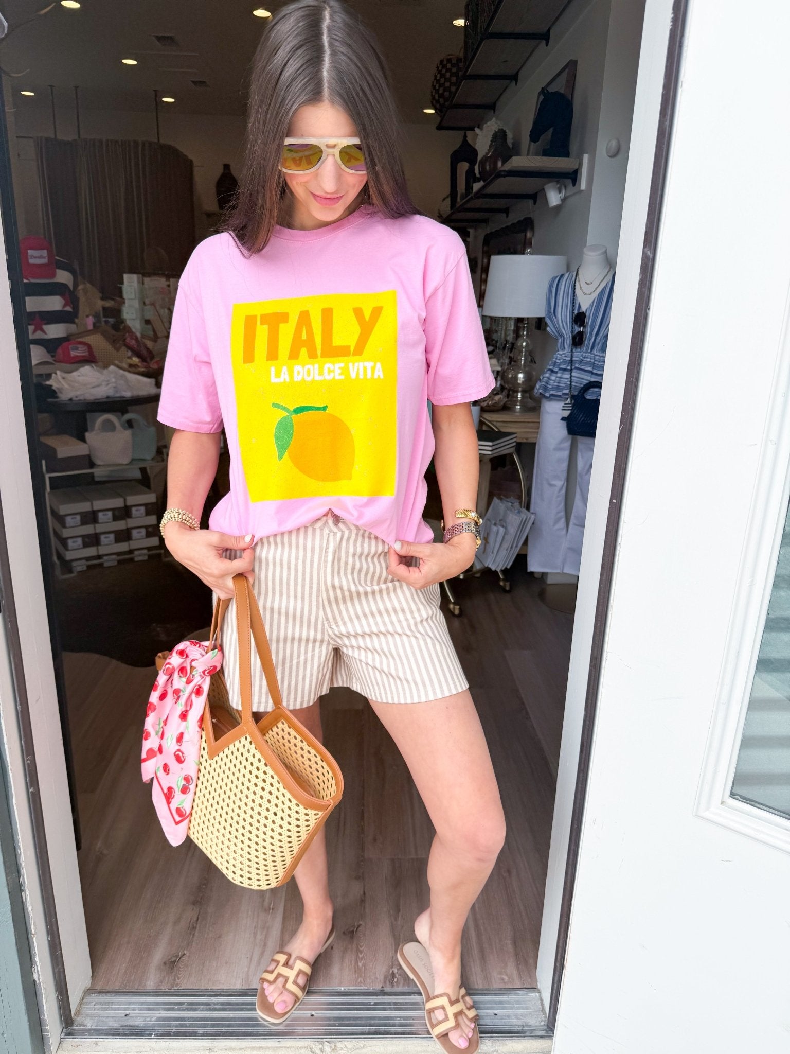 La Dolce Vita Graphic Tee - Elk + Elm