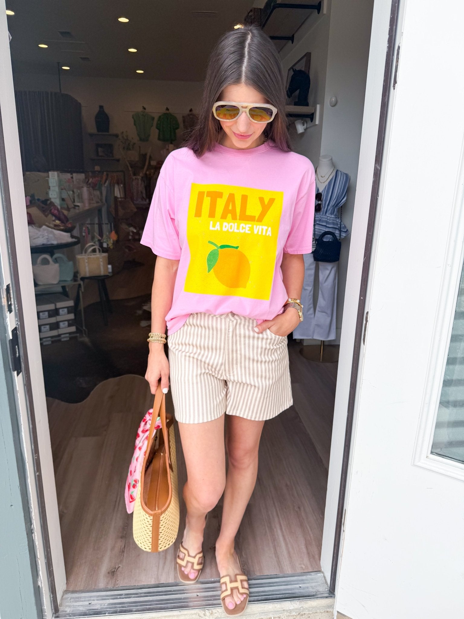 La Dolce Vita Graphic Tee - Elk + Elm