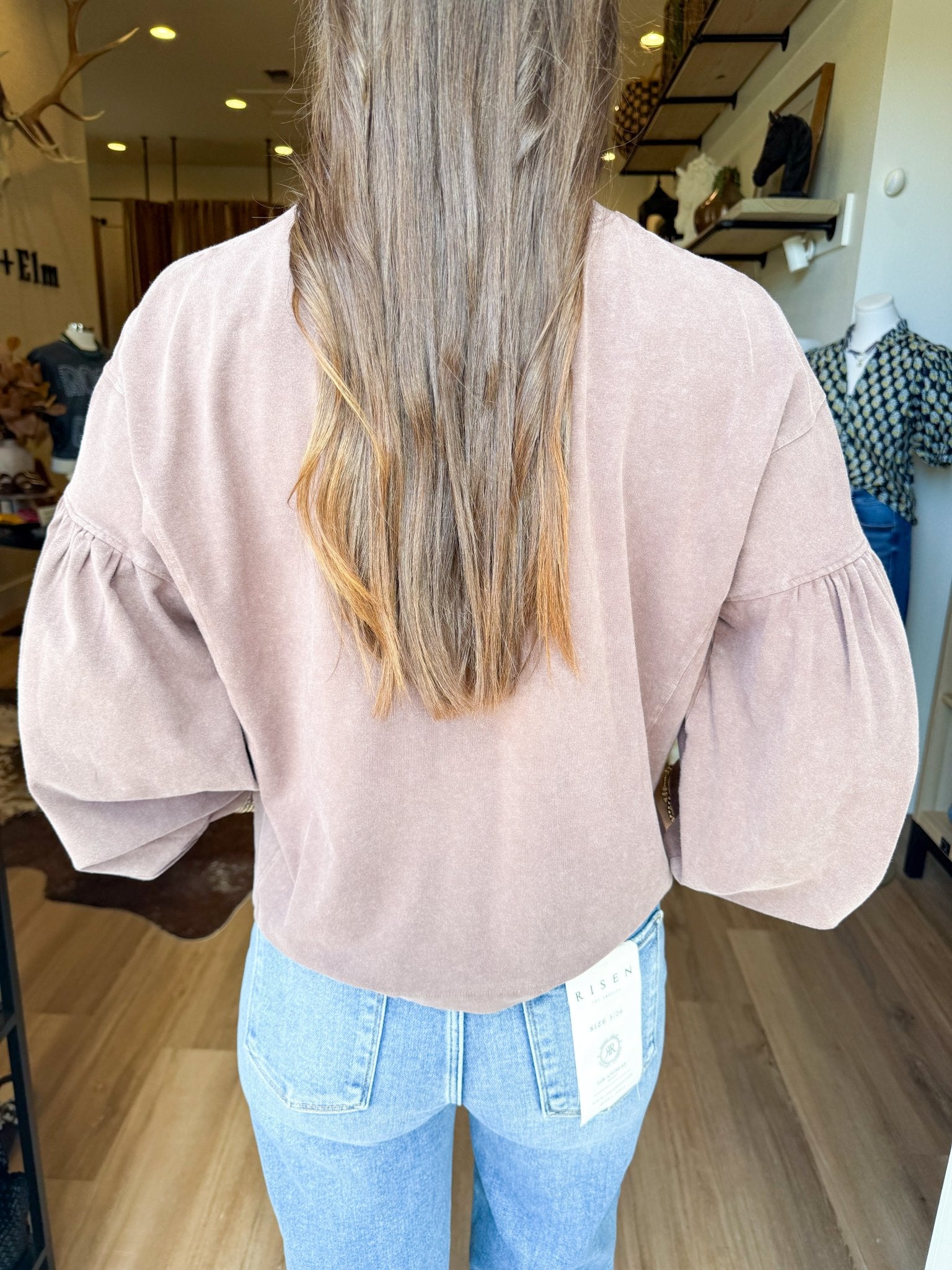 Laid Back Puff Sleeve - Elk + Elm