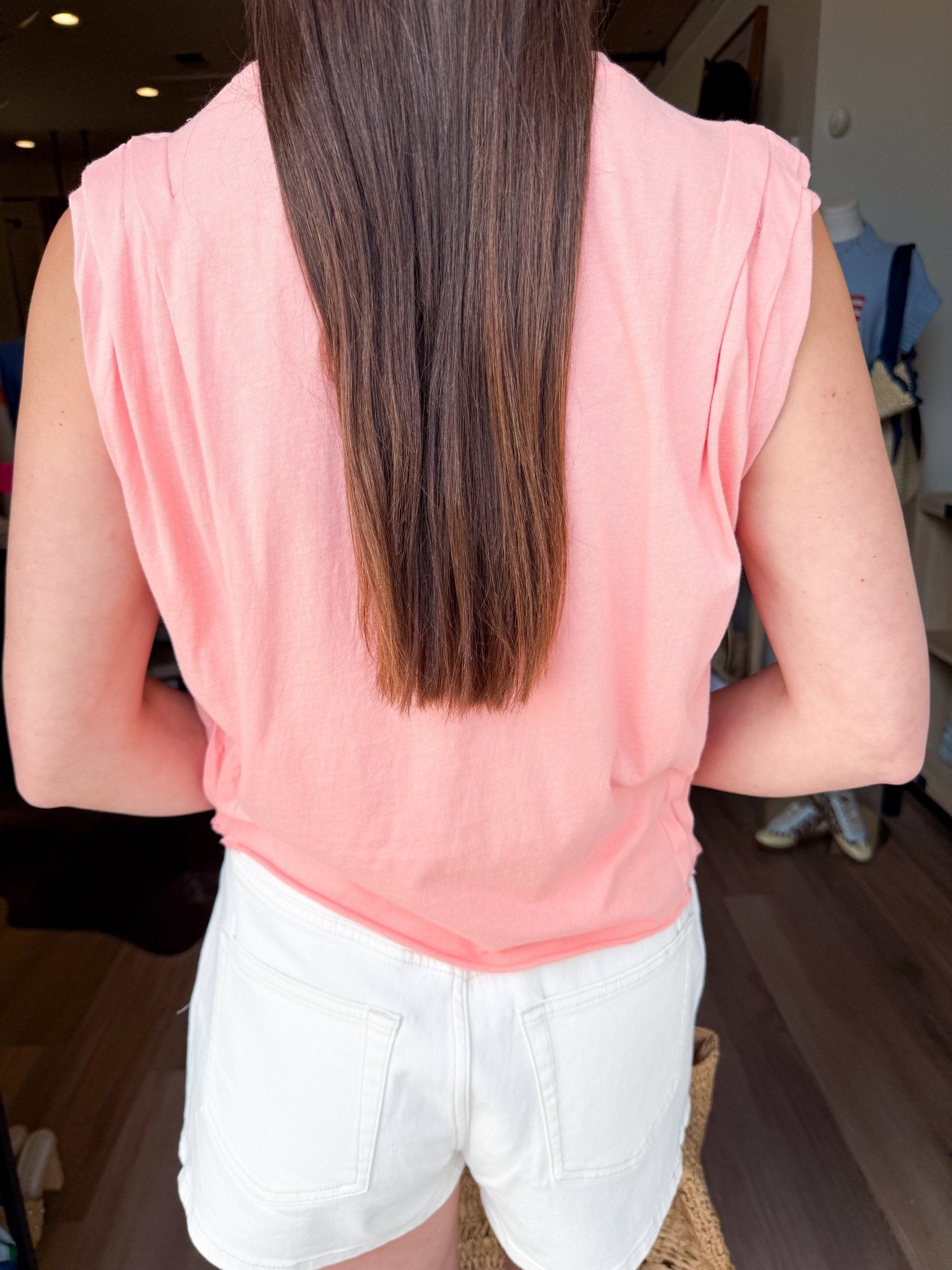 Lita Pleat Tee - Dahlia - Elk + Elm