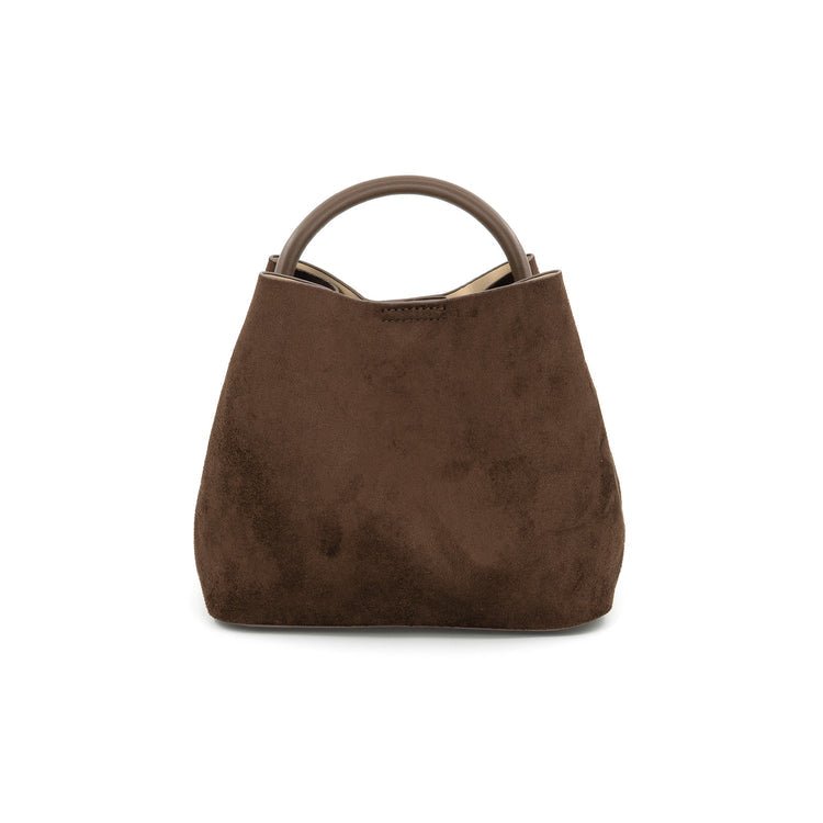 Lucia Suede Bag - Chocolate - Elk + Elm