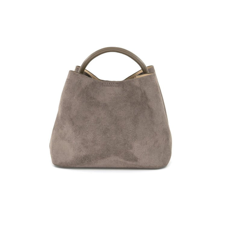 Lucia Suede Bag - Taupe - Elk + Elm