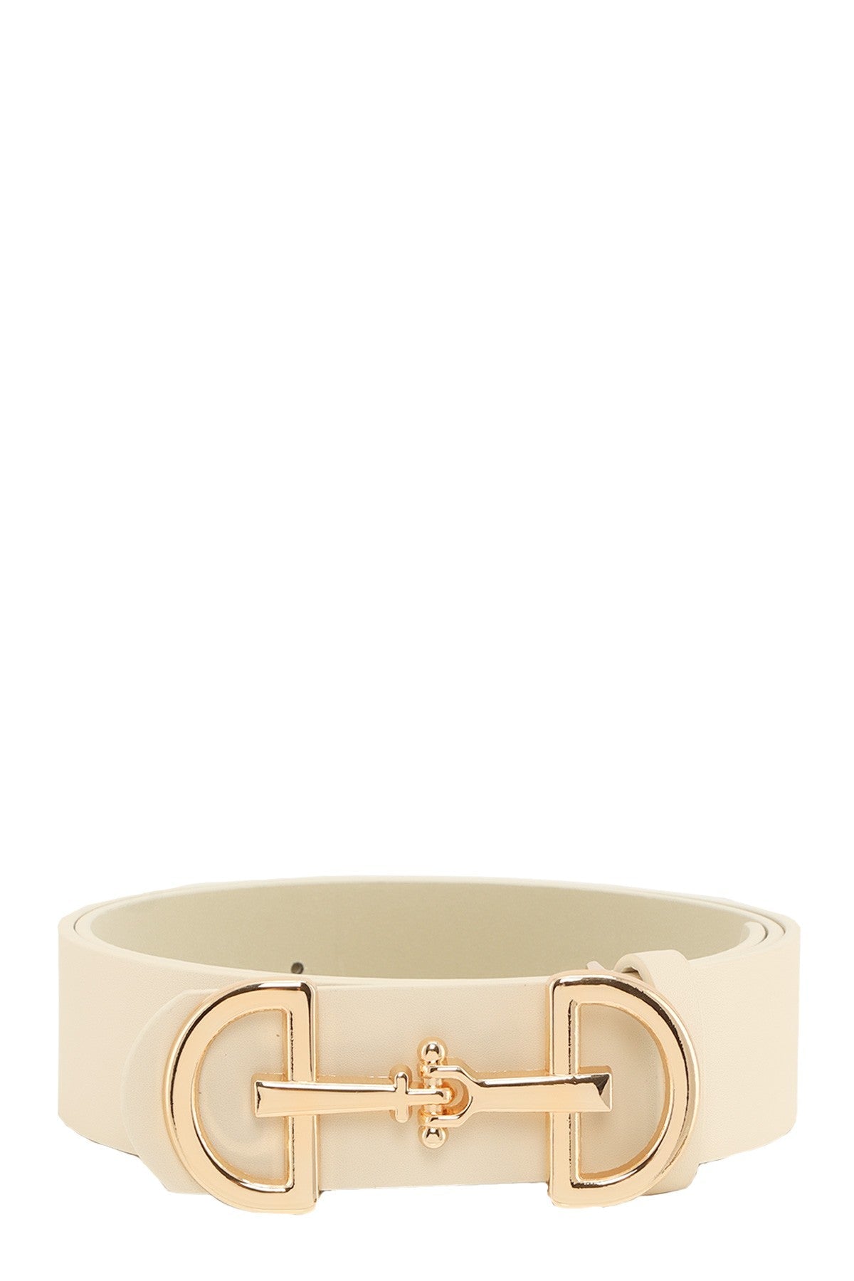 Lux Horse Bit Buckle Belt - Elk + Elm