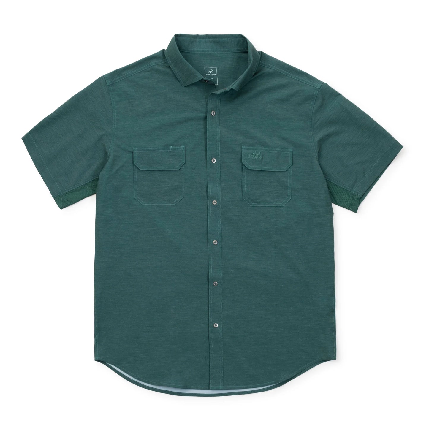 Rio SS Button Up Green