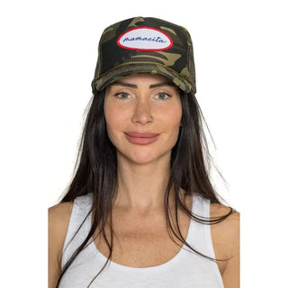Mamacita Trucker Hat - Camo - Elk + Elm