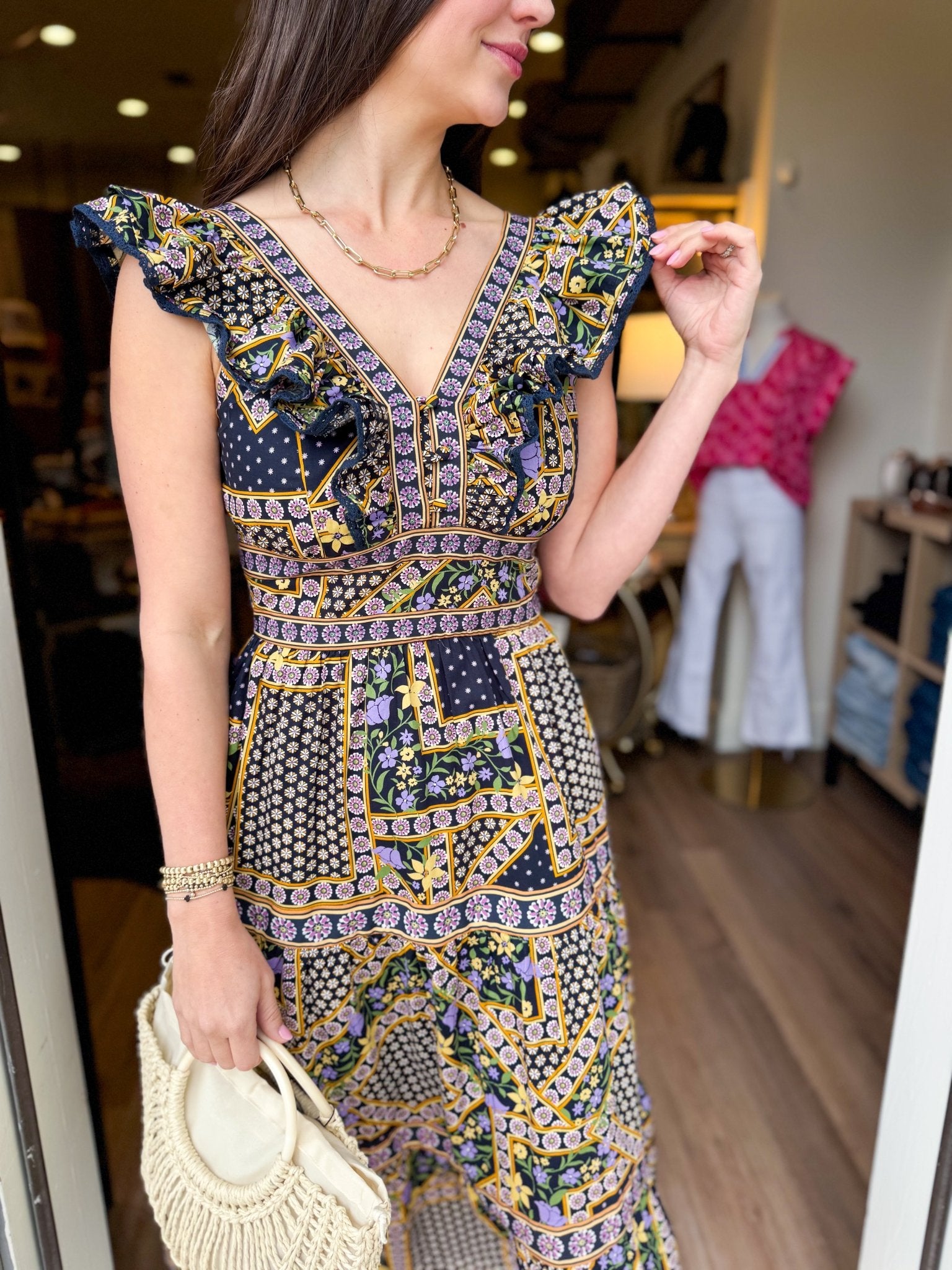 Margo Midi Dress - Elk + Elm