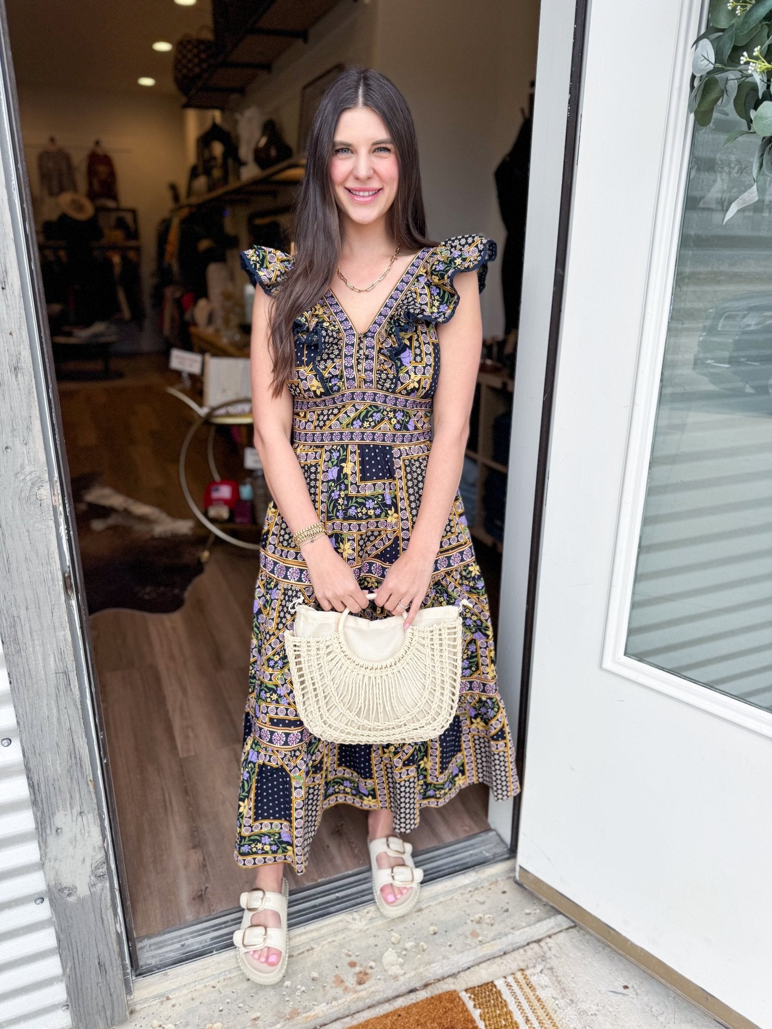 Margo Midi Dress - Elk + Elm