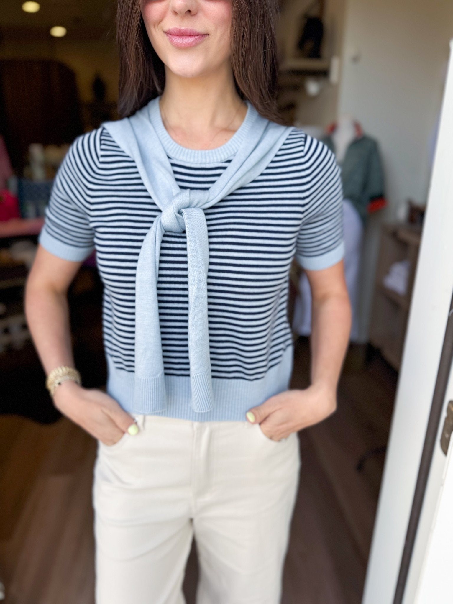 Marina Striped Knit - Elk + Elm