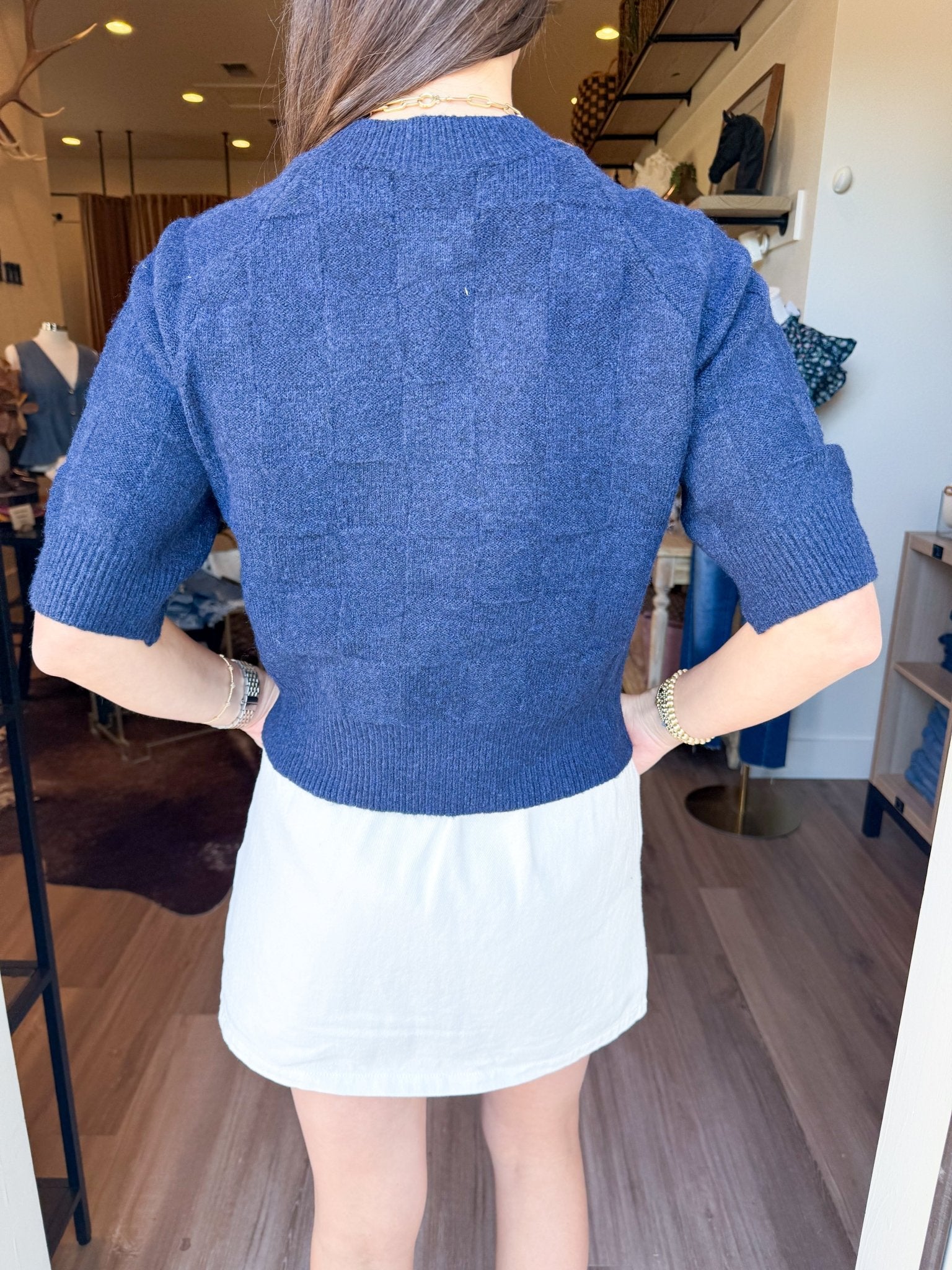 Marlow Cardigan - Navy - Elk + Elm