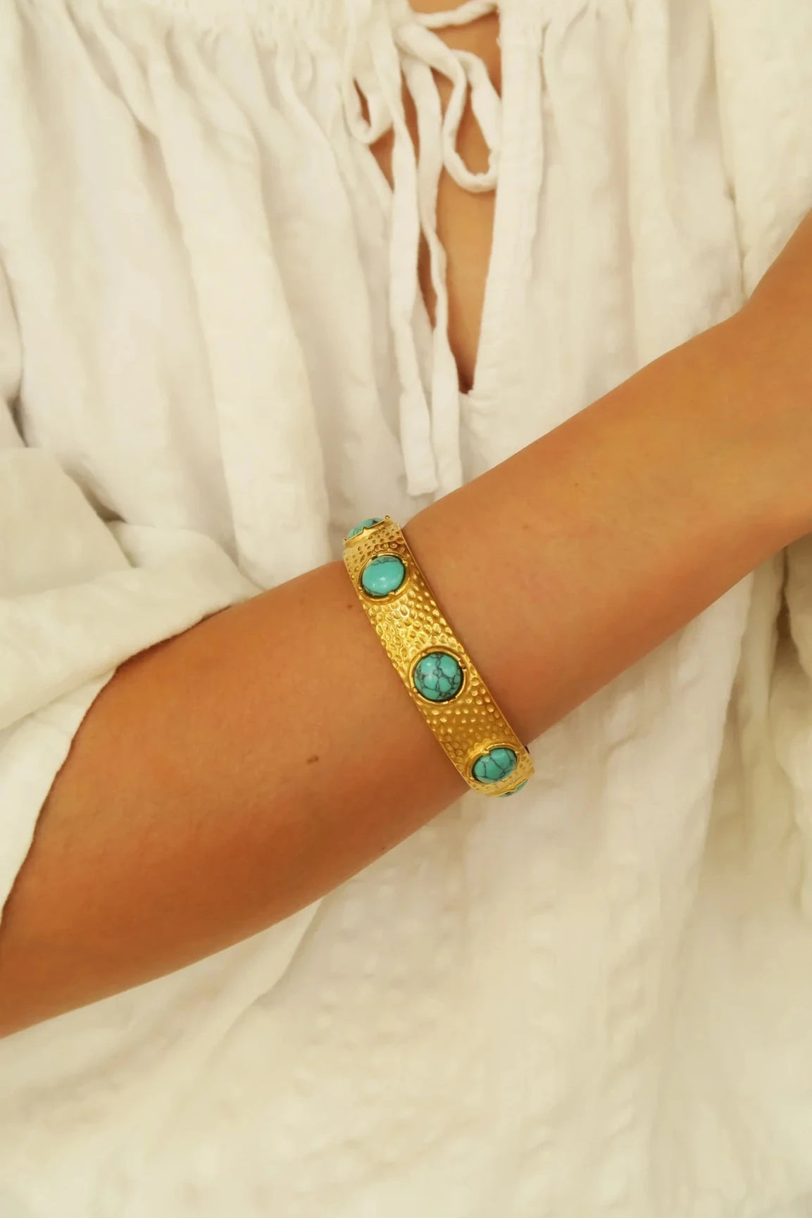 Maverick Cuff - Turquoise - Elk + Elm