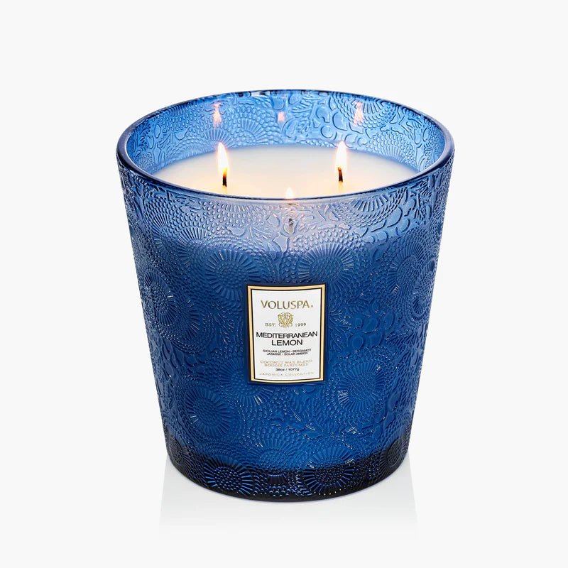Mediterranean Lemon Candle - 3 Wick Hearth - Elk + Elm