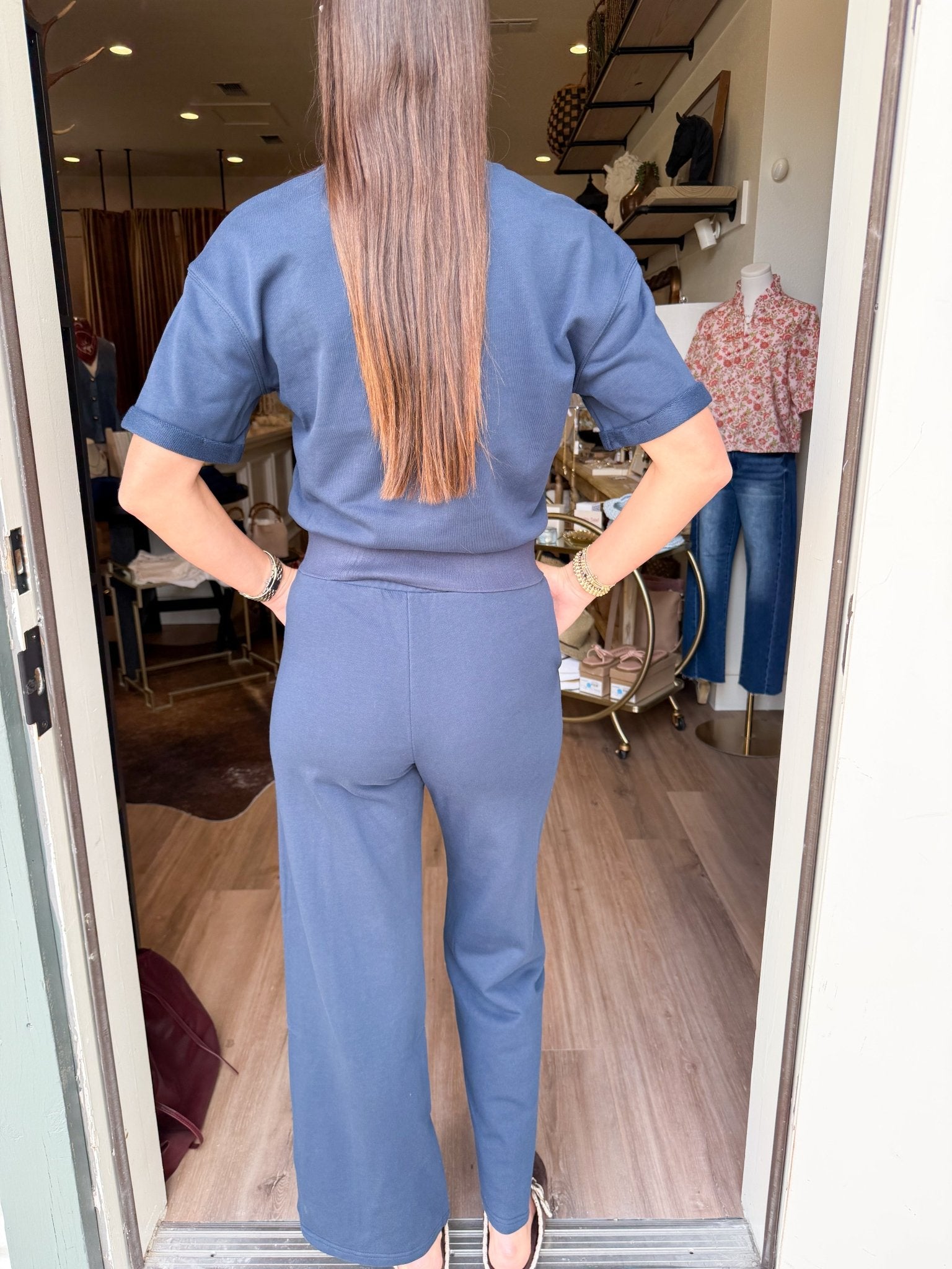Midnight Garden Wide Leg Pant - Elk + Elm