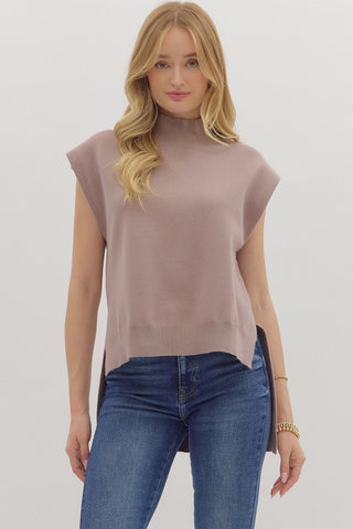 Carly Mock Neck Top