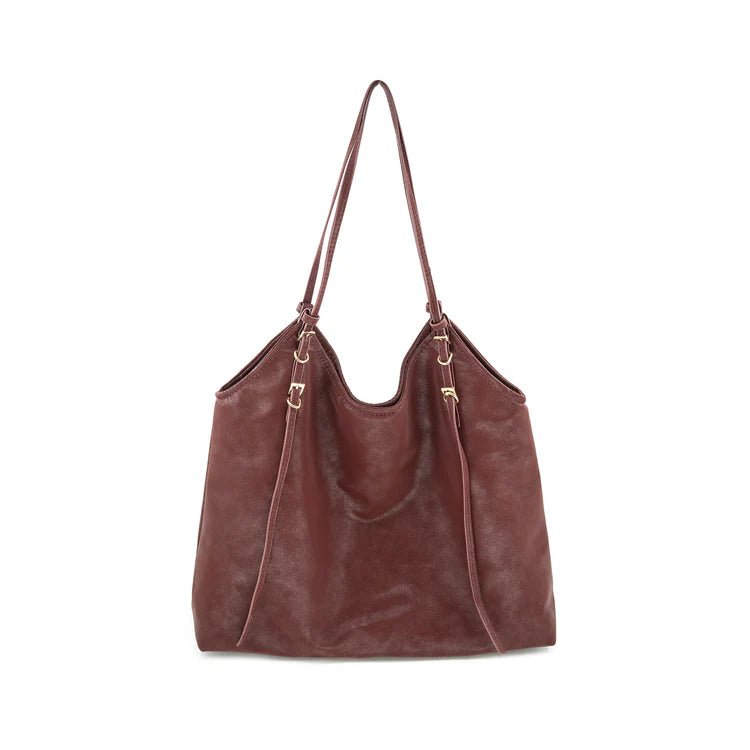 Modena Tote Bag - Burgandy - Elk + Elm