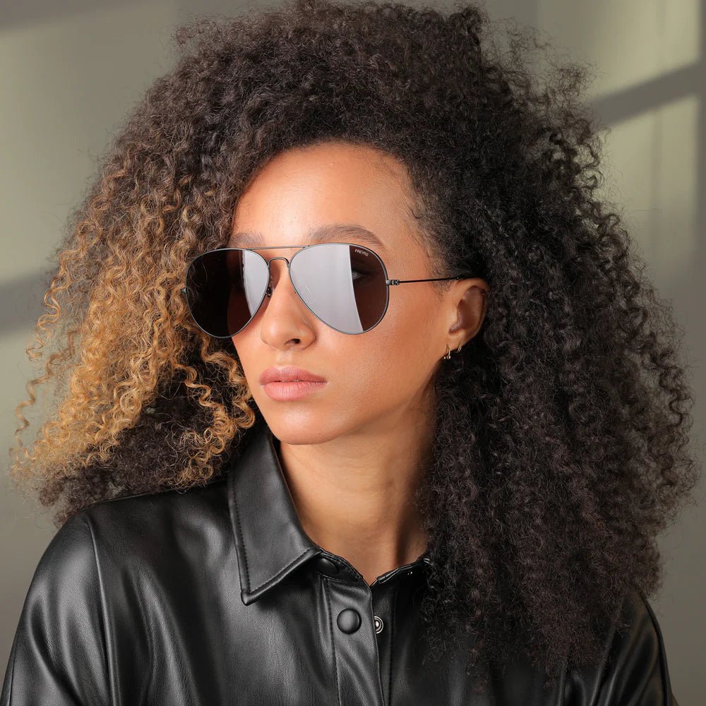 Morgan Large Unisex Aviator Sunglasses - Elk + Elm