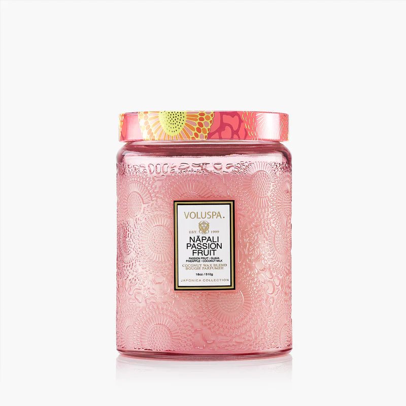 Nāpali Passion Fruit Candle - Large 18 oz Jar - Elk + Elm
