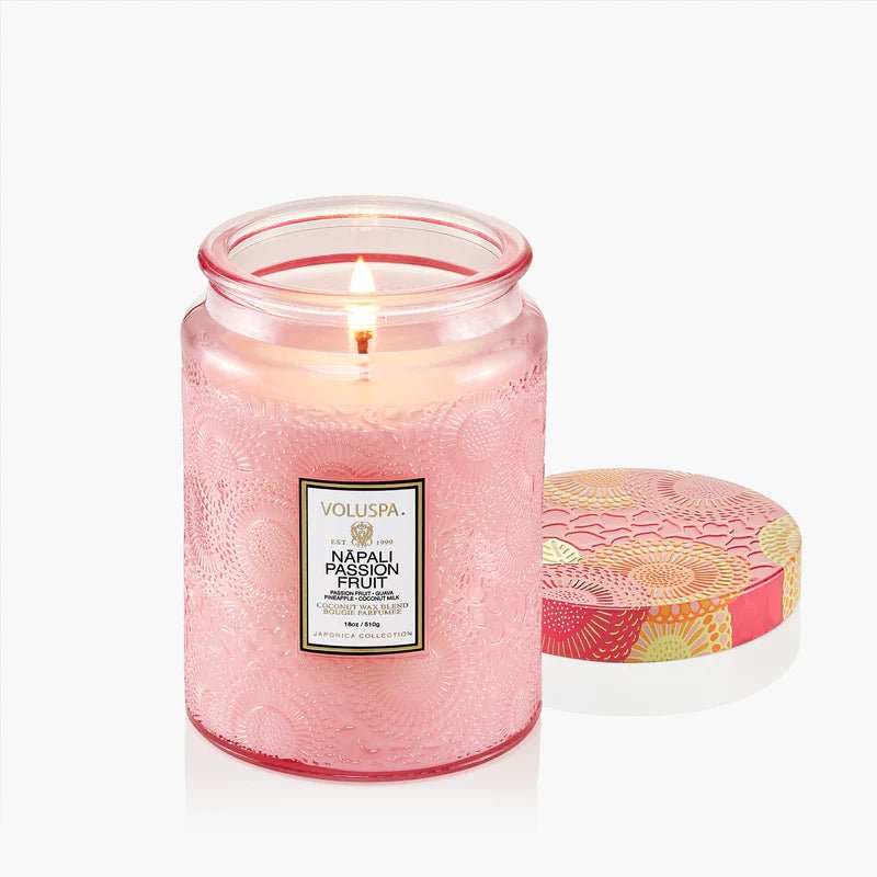 Nāpali Passion Fruit Candle - Large 18 oz Jar - Elk + Elm