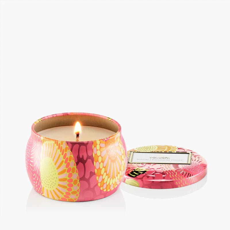 Nāpali Passion Fruit Candle - Mini Tin - Elk + Elm