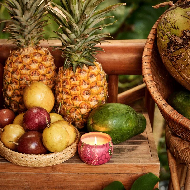 Nāpali Passion Fruit Candle - Mini Tin - Elk + Elm