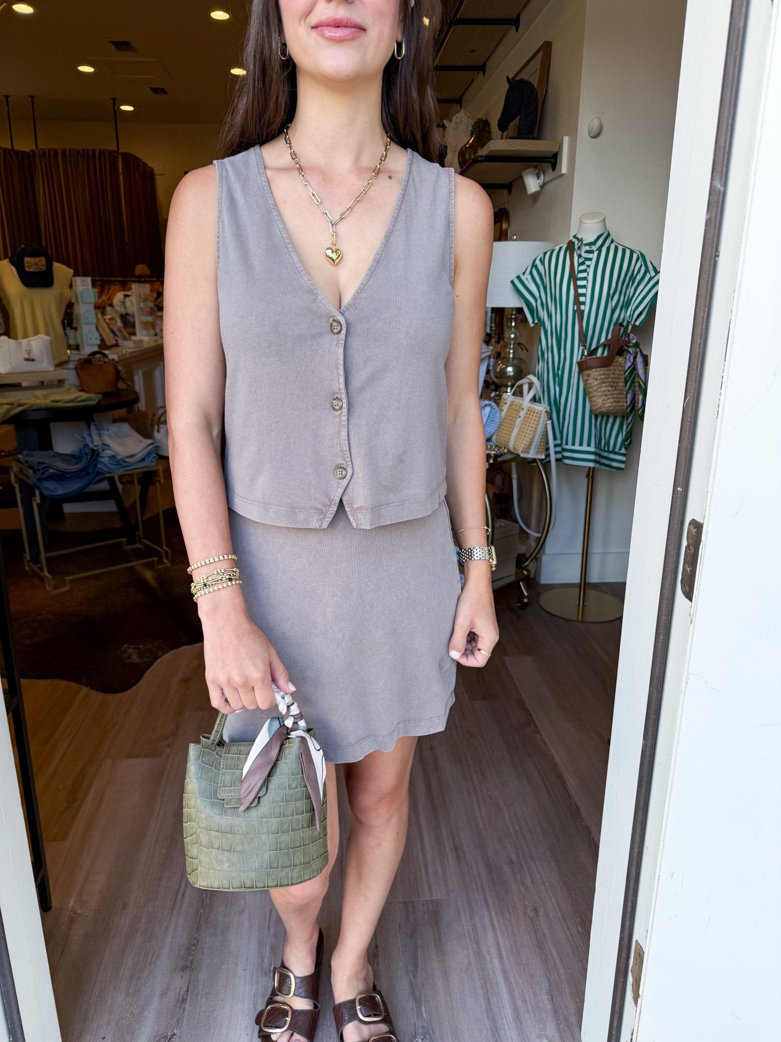 Noelle Jersey Top - Elk + Elm
