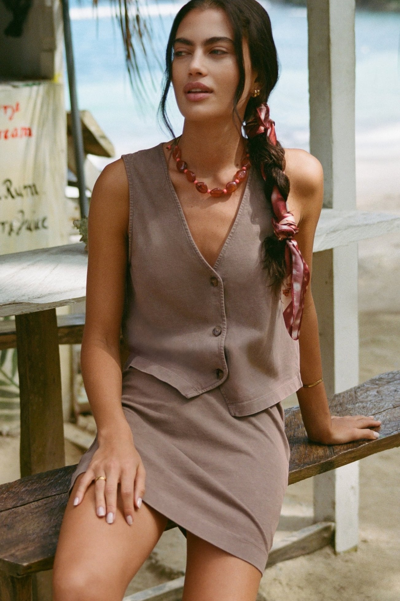 Noelle Jersey Top - Elk + Elm