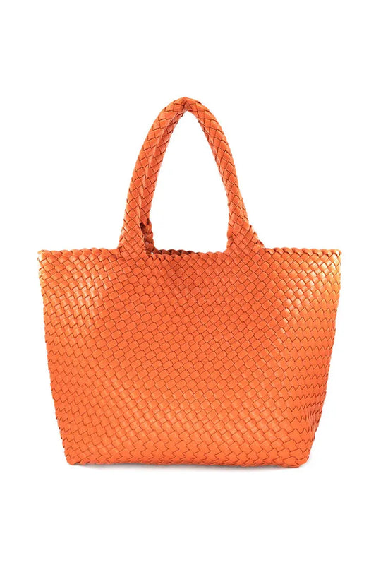 BC Woven Tote - Orange