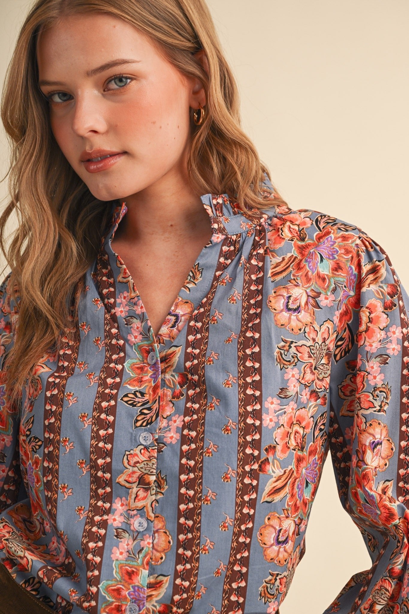 Painted Garden Blouse - Elk + Elm