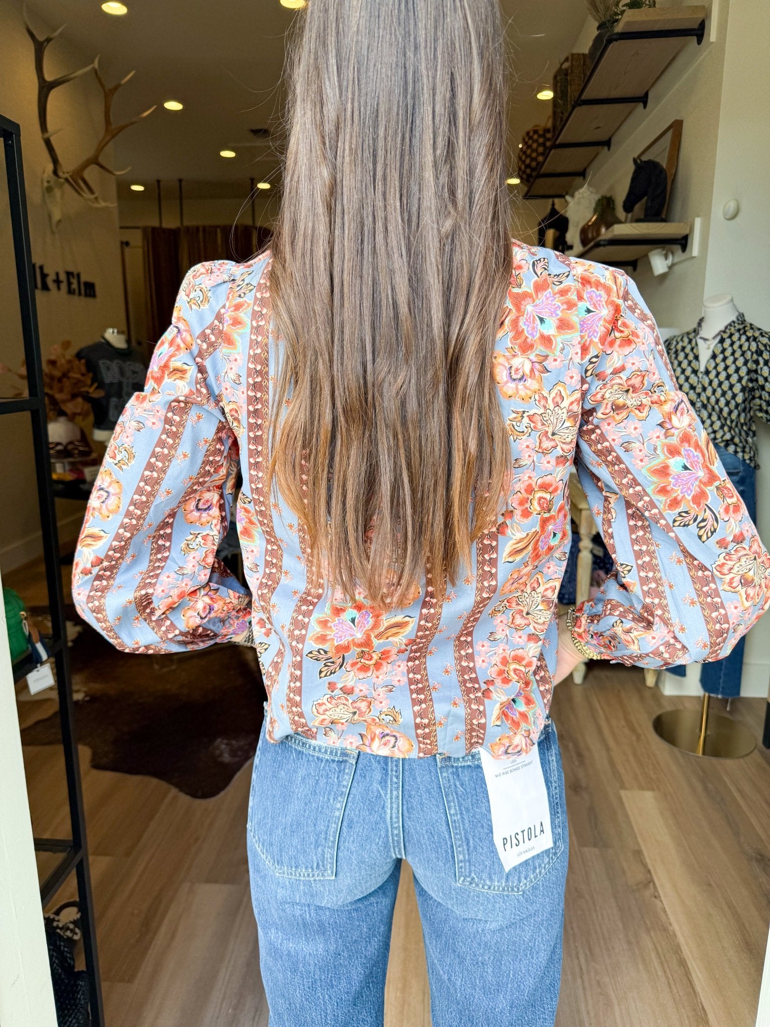 Painted Garden Blouse - Elk + Elm