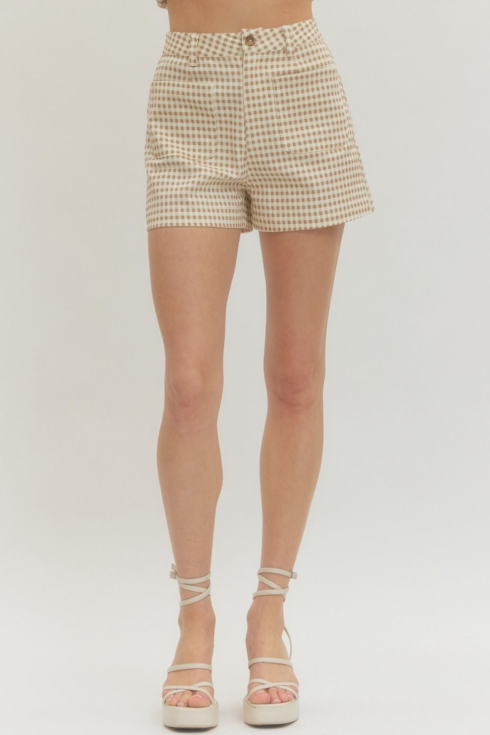 Picnic Gingham Shorts - Elk + Elm