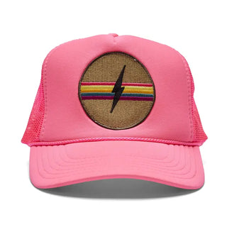 Electric Rainbow Trucker Hat